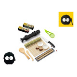 Kit 14 Roller Sushi Maker Roll Mold Fazer Kit Sushi Esteira