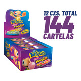 Kit 144 Cartelas Chiclete Huevitos Bichos