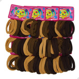 Kit 144 Elastico Rabico Prender Cabelo Xuxinha Liga Lacinho