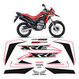 Kit 15 Adesivos Honda Xre 300 Rally 2019 2022 Moto Vermelha