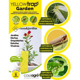 Kit 15 Armadilha Adesiva Amarela Yellow Trap Pro Garden