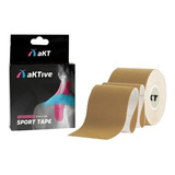 Kit 15 Bandagem Elástica Aktive Sport Tape Taping Adesiva
