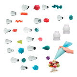 Kit 15 Bicos Babados Em Aço Inox Sem Emendas Wilton