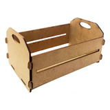 Kit 15 Caixotinho Cestinha Encaixe 15cm Mdf Cru Mini Caixote