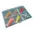 Kit 15 Camarão Artificial 6 Cm + 10 Jig Head + Super Estojo