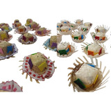 Kit 15 Chapéu Caipira Festa Junina Banho E Tosa Oferta
