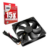 Kit 15 Cooler Fan Ventoinha 120x120