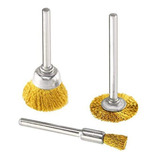 Kit 15 Escovas Com Fios De Latão Mini Retifica Dremel Full