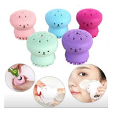 Kit 15 Esponja Silicone Limpeza Facial Formato De Polvo