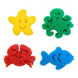 Kit 15 Esponjas Banho Infantil Bucha Fundo Do Mar