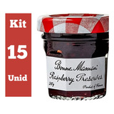 Kit 15 Mini Geleia Raspberry Bonne Maman Vidro 30g Importada