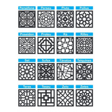 Kit 15 Peças Painel Vazado Cobogó 40x40 P6