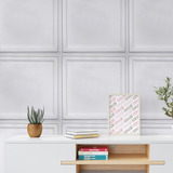 Kit 15 Placas 3d Adesivas Modelo Boiserie Pvc 3 75m 50x50cm