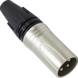 Kit 15 Plug Conector Xlrf Fêmea 15 Plug Xlr Macho Dlk
