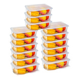 Kit 15 Potes 1 Litro Transparentes Bpa Free Marmita
