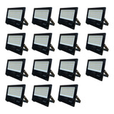 Kit 15 Refletor Holofote Smd Led 200w Bivolt Ip67 6500k