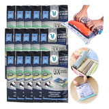 Kit 15 Saco Vácuo Organizador P Mala Bagagem Viagem 40x60cm
