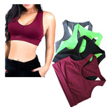 Kit 15 Top Academia Fitness Nadador Casual Roupas Femininas