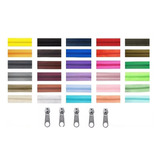 Kit 150 Metros Ziper N 5 E 300 Unidades De Cursor N 5