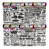 Kit 156 Adesivos Patrocinios