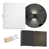 Kit 16 Arandelas Mini Slim Efeito 16 Leds G9 5w Mf143