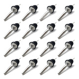 Kit 16 Bico Dosador Inox Biqueira Bar Barman Bebidas Tequila