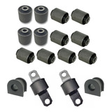 Kit 16 Buchas Bandeja Braço Facão Traseiro Ford Fusion 2007
