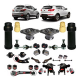 Kit 16 Buchas Bieleta Coxim Batente Coifa Traseira Ix35 2014