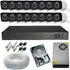 Kit 16 Câmeras Segurança Completo Gravador Dvr Stand Alone