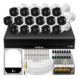 Kit 16 Cameras Seguranca