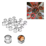 Kit 16 Capas De Parafusos P Roda Cromado 19mm Saveiro