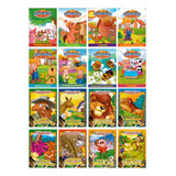 Kit 16 Livros Infantis Fábulas Fazendinha Do Seu Lobato