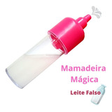 Kit 16 Mamadeiras Boneca Bebê Reborn Leite Falso Retornável
