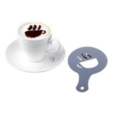 Kit 16 Moldes Stencil Barista Decorar Café Bolo Doce Cupcake