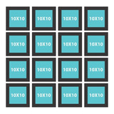 Kit 16 Molduras 10x10 Quadro Fotos Instagram Casa Com Vidro