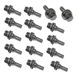 Kit 16 Parafusos Citroen C3 C4 C5 Roda Original Com Arruela