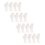 Kit 16 Pares Meia Infantil Cano Curto Original Lupo
