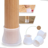 Kit 16 Peças Protetor Para O Pé Da Cadeira mesa De Silicone