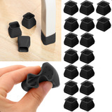 Kit 16 Peças Protetor Para O Pé Da Cadeira Mesa De Silicone
