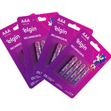 Kit 16 Pilha Recarregaveis