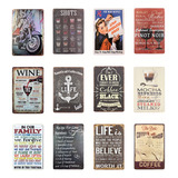 Kit 16 Placas De Carros Decorativas Para Star Gourmet Locais