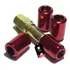 Kit 16 Porca Allen Lob 30mm Vermelhas Para Honda City Fit 