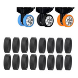 Kit 16 Rodinhas Para Mala De Viagem Dupla Substituição 360 