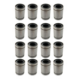 Kit 16 Rolamentos Lineares 12mm Eixo 12 Mm Lm12uu