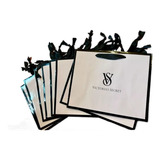 Kit 16 Sacolas Papel Presente Victoria Secret Tam M Original