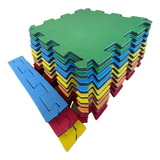 Kit 16 Tatames 50x50 20 Mm Colorido Economico