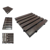 Kit 18 Decks Madeira Plástico Encaixe Modular Piscina Sacada
