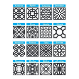 Kit 18 Peças Painel Vazado Cobogó 40x40 P1