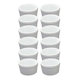 Kit 18 Ramekin Mini 40 Ml Porcelana Canelado