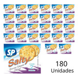 Kit 180 Un De Salty Biscoito Salgado Cracker Sp Em Sachê 5g